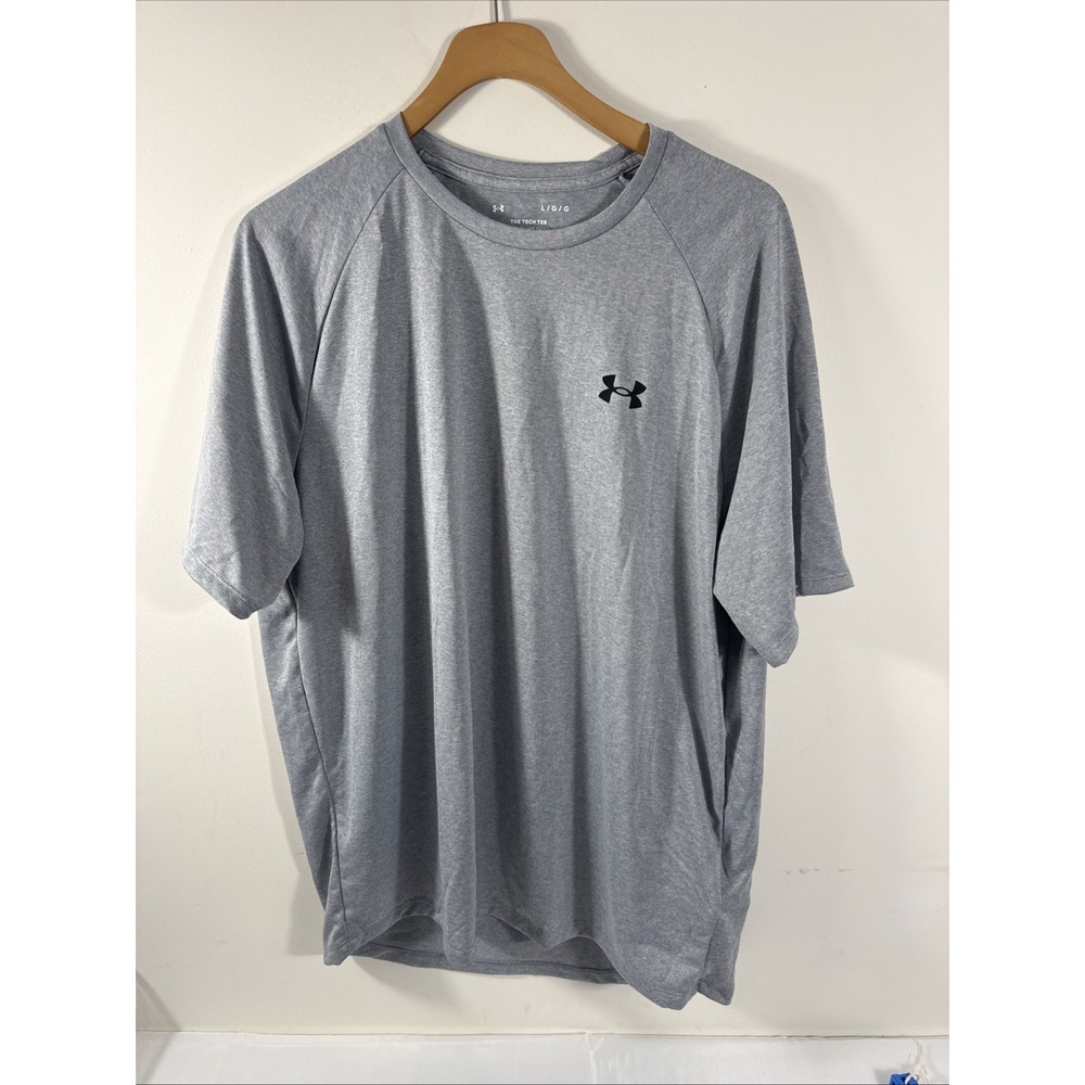 Under Armour Tech 2.0 Short Sleeve Tee, Size L, Light Gray
